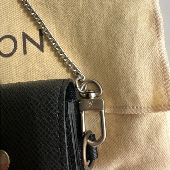 LOUIS VUITTON Long Wallet Taiga Portefeuille Accordion M30992 Ardoise - Picture 9 of 11